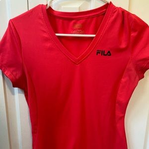 Red Fila top